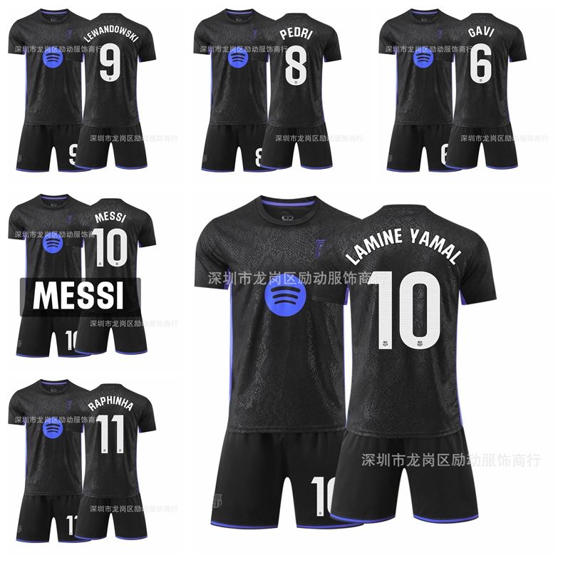 Mùa giải 2025-26 - Áo Thể Thao Đặc Biệt Barcelona với Gavi và Pedri - Bộ Bóng Đá