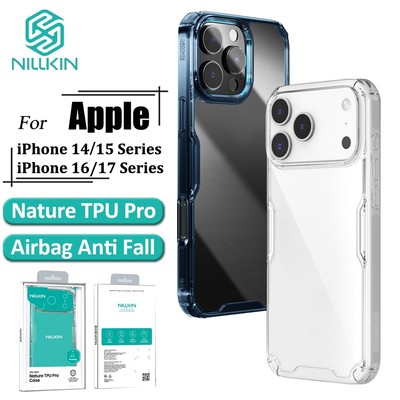 Nillkin Clear Case Cho iPhone 17 Pro Max 17 / 16 Pro Max Nature Pro Ốp Điện Thoại Trong Suốt Túi Khí Chống Sốc Ốp Lưng