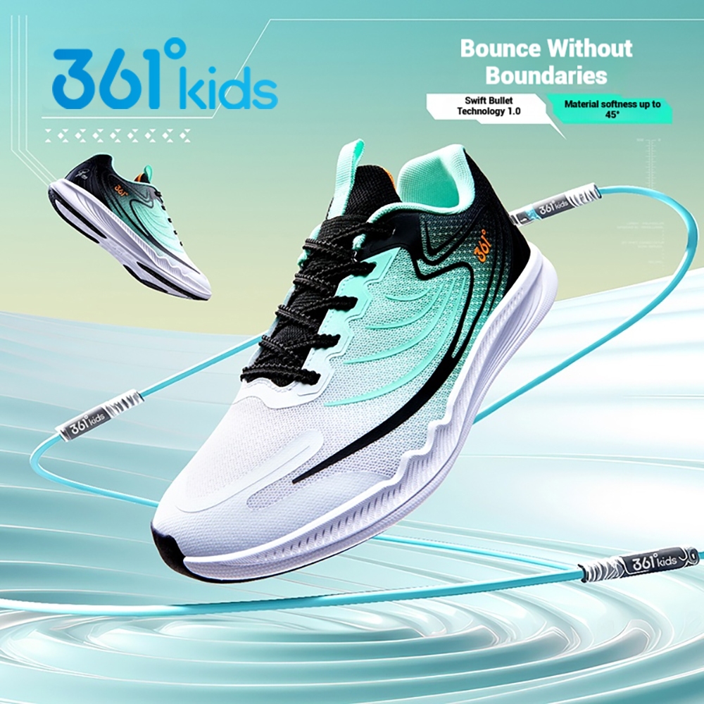 Giày chạy bộ nhẹ dành cho trẻ em 361Degrees - Phù hợp mùa thu 2025