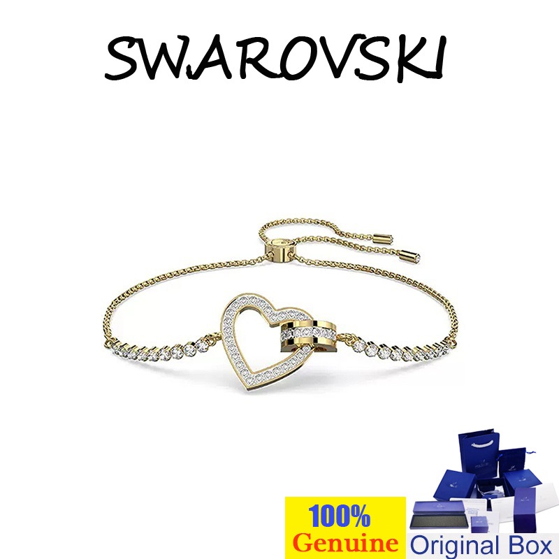 44S Sẵn Sàng Swarovski Đáng Yêu Vòng Tay Có Thể Điều Chỉnh Vòng Tay Trang Sức Vòng Tay Bộ Vòng Tay Đ