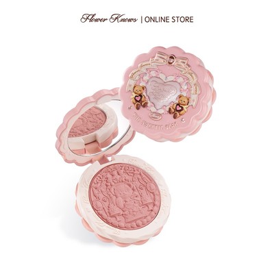 [LIVE] Phấn má hồng Silk Satin Collection Flower Knows The Sweetie Bear