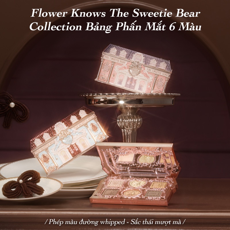 Flower Knows The Sweetie Bear Collection Bảng trang điểm 6 màu 6,5g | BigBuy360 - bigbuy360.vn