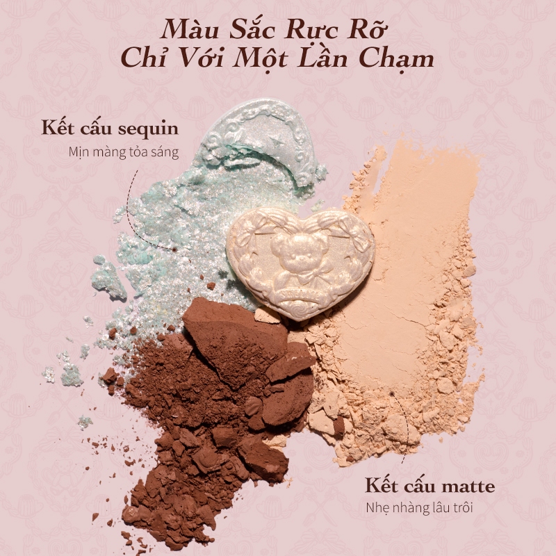 Flower Knows The Sweetie Bear Collection Bảng trang điểm 6 màu 6,5g | BigBuy360 - bigbuy360.vn