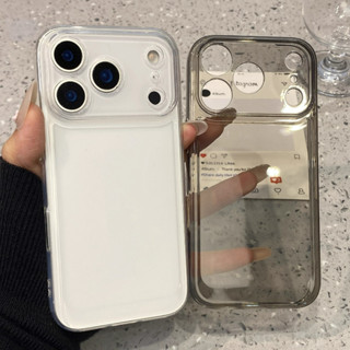  Ốp Lưng iPhone Trong Suốt Cao Cấp Đơn Giản Ốp Điện Thoại Mềm TPU Chống Sốc Bảo Vệ Camera Cho IPhone 17 Pro Max 16 Pro  15 14 12 13 11 Pro Max IP 7 8 Plus Iphon X XS XR XsMax-Gourde Case 
