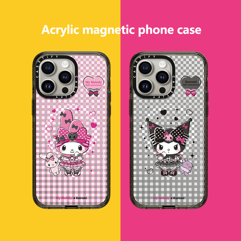 Ốp điện thoại Apple 16 từ tính Acrylic Thích hợp cho iPhone15promax 14 13 12 Vỏ bảo vệ chống sốc