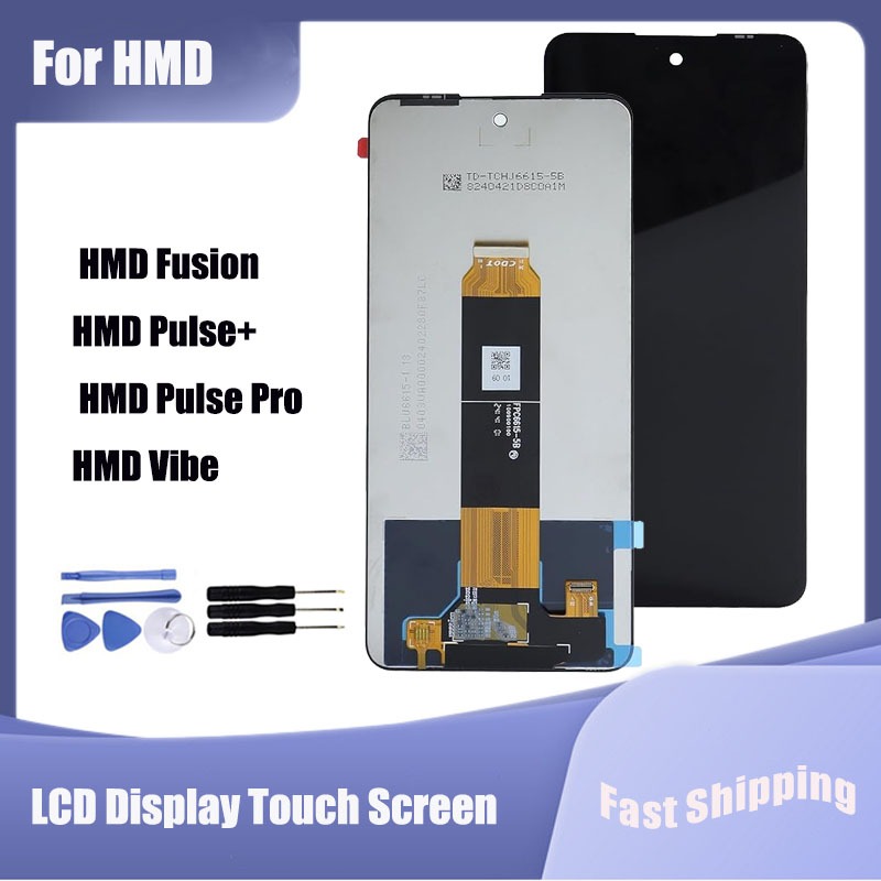 Dành cho HMD Fusion / HMD Pulse + / HMD Pulse Pro / HMD Vibe Màn hình LCD Bộ số hóa màn hình cảm ứng