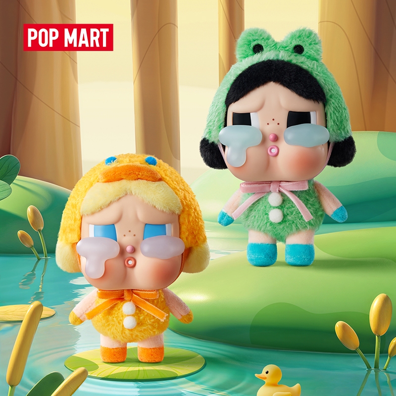 POP MART CRYBABY Crying Again Series-Vinyl Face Plush Blind Box Action Toys Figure Birthday Gift Kid
