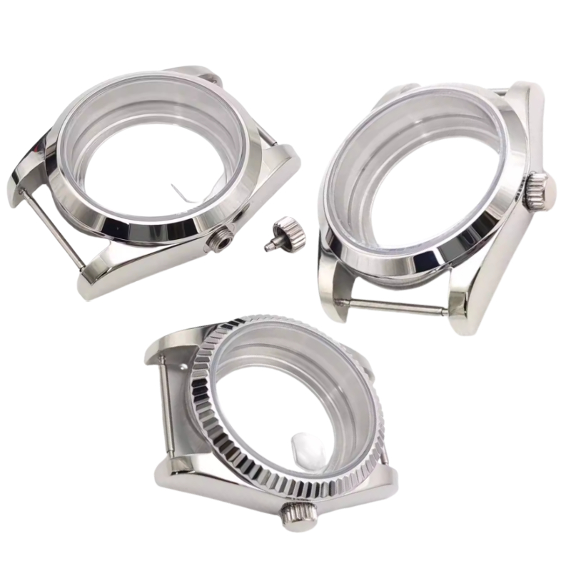 Phụ kiện đồng hồ thích ứng với vỏ chuyển động NH35 / 36 Vỏ cơ khí bằng thép không gỉ 39MM