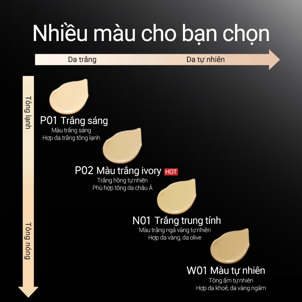 Kem nền Carslan Black Magnet Kháng nước mồ hôi Như da trần Bám nền Bền màu suốt 24H 7.5g | BigBuy360 - bigbuy360.vn