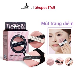 Bộ 3 Bông Mút Tán Kem Nền Black Pink Chính Hãng