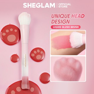  Sheglam Color Bloom Liquid Blush Brush Tổng hợp Kitty Paw Design Blush Brush Professional Soft Makeup Brush Liquid Blending Makeup Tool 