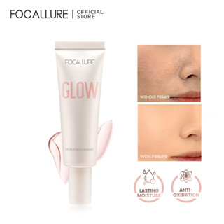 Kem lót FOCALLURE 25g trang điểm kiềm dầu nâng tông che lỗ chân lông làm mịn da