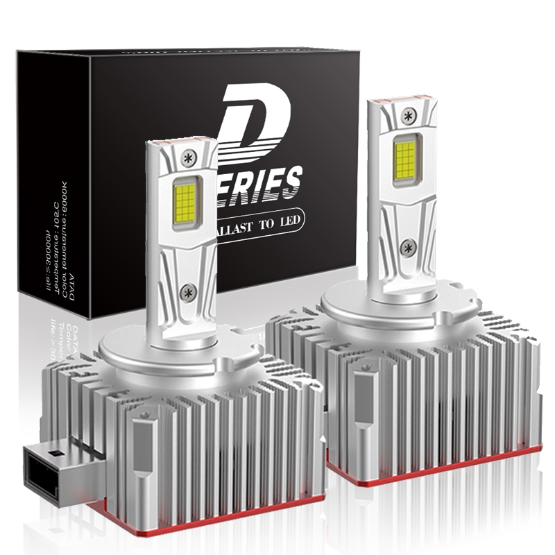 Đèn pha LED ô tô D1S D3S D2S D4S D8S Bóng đèn tự động Hai mặt 300W D1R D2R D3R D4R Cắm & Chạy đèn ô 