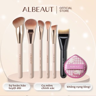 Albeaut Bông tán kem má hồng, cọ kem nền dạng lỏng, cọ che khuyết điểm góc Trang điểm chuyên nghiệp