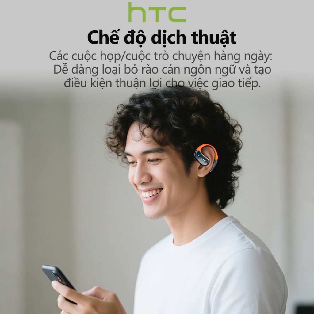 Bảo hành 1 năm HTC NE36 AI Dịch thuật thời gian thực Tai nghe BluetoothTWS Bluetooth 6.0 Chất lượng âm thanh HiFi IPX5 Tai nghe không dây chống nước | BigBuy360 - bigbuy360.vn