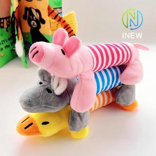  Thú Cưng Chó Mèo Sang Trọng Hoạt Hình Chống Cắn Đồ Chơi Giải Nén Vịt Heo Con Voi Giọng Nói Dễ Thương Mèo Đồ Chơi Đồ Dùng Cho Chó 