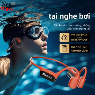  Tai nghe bơi lội S10 Bluetooth không dây dẫn truyền xương thể thao dưới nước Loại tai treo chuyên dụng chất lượng âm thanh hàng đầu với màn hình kỹ thuật số 