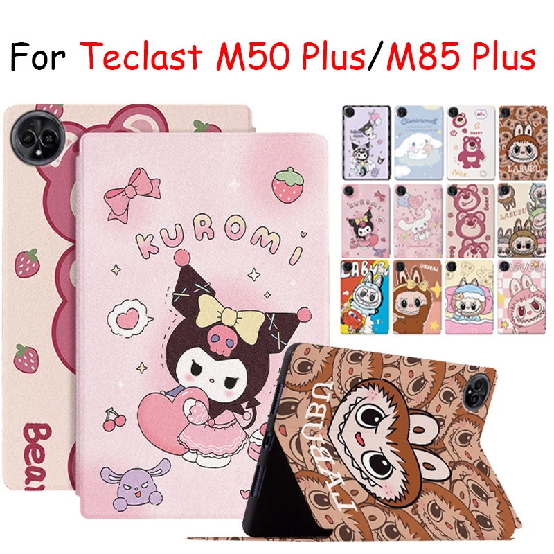 Dành Cho Teclast M50Plus M85Plus 10.1 inch 2025 Da PU Chất Lượng Cao Flip Cover M85 M50 Plus Phim Ho