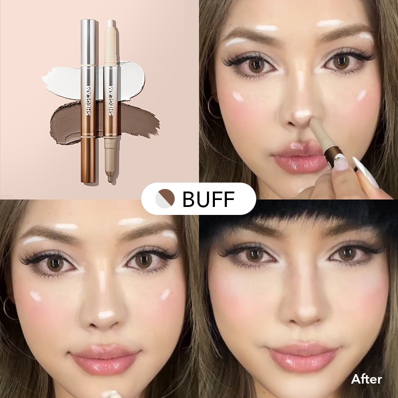 Kem Tạo Khối & Highlighter 2in1 SHEGLAM, Tạo Khối Trang Điểm Lâu Trôi, MakeUp Khuôn Mặt Tự Nhiên, Sáng Mịn | BigBuy360 - bigbuy360.vn