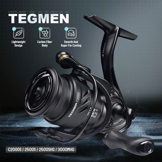  Máy Câu Quay Kingdom TEGMEN 2000 2500 3000 143g 5.2: 1   6.2: 1 Tỷ Lệ Tốc Độ 10 + 1 Số Chịu Lực Carbon Light Spool Jigging Reel Spinning Reels Máy Câu Cá Siêu Nhẹ 