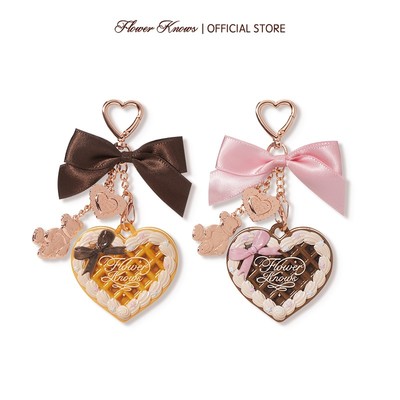 Flower Knows The Sweetie Bear Collection Setting Powder Charm / Bột ép Mini