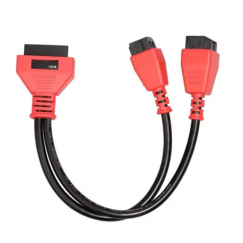 Dành Cho Chrysler 12 + 8 Pin Kết Nối Lập Trình Cổng Cáp An Ninh Bỏ Qua OBD Adapter Cho FCA Cho Xe Au