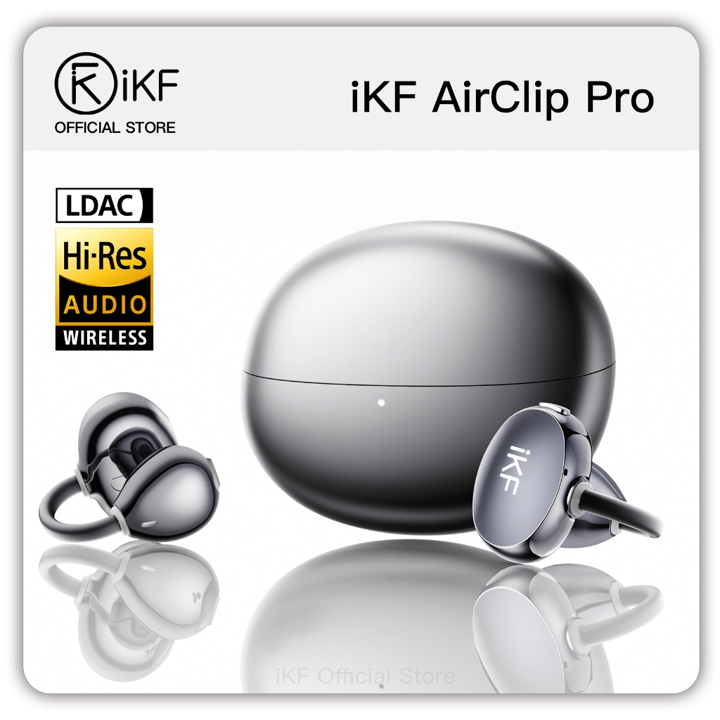 Tai nghe không dây tai mở tai iKF Airclip Pro Tai nghe Bluetooth 6.0 Âm thanh LDAC cho iOS Android