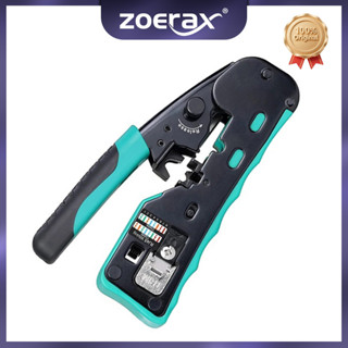 ZoeRax Dụng Cụ Uốn Xuyên Qua RJ45 Cat5e Cat6 Cat6a Cat7 Cho RJ11 / RJ12 Chuẩn RJ45