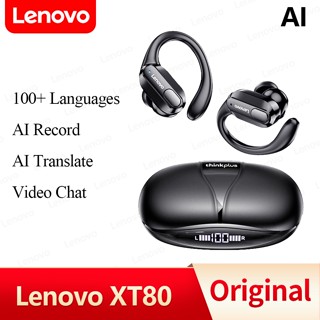 Lenovo XT80 Tai nghe dịch AI Tai nghe Bluetooth 5.3 Tai nghe thể thao HIFI Trò chơi âm nhạc Độ trễ thấp tai nghe không dây 