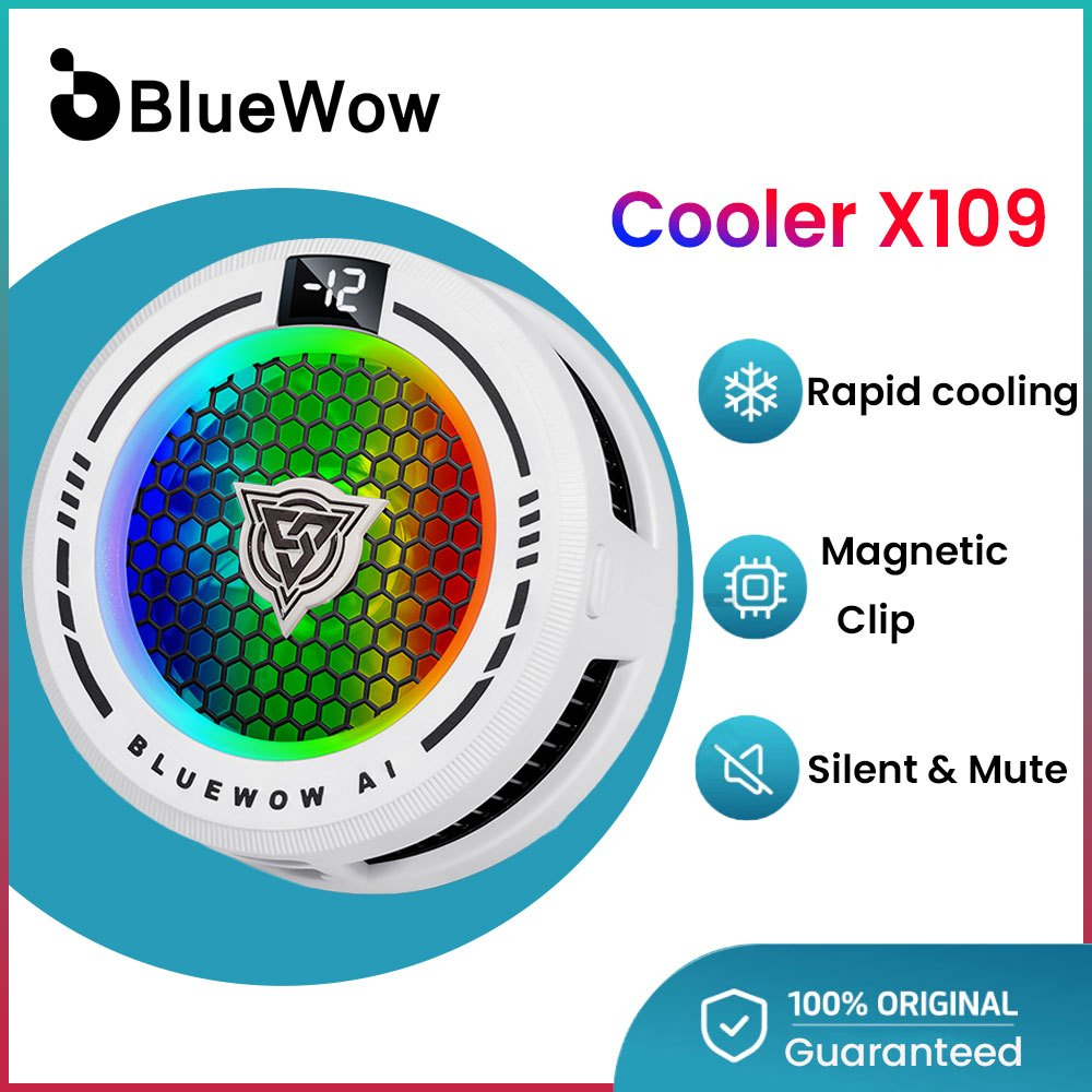BlueWow X109 Pro / X110 Ultra / X200 / X119 AI Máy làm mát điện thoại di động Quạt làm mát tản nhiệt