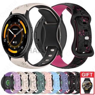 Vòng tay silicon Dây đeo mỏng Phụ kiện dây đeo đôi màu cho Garmin Venu 4 45mm 41mm / Venu 3 / 3s / Venu 2 / 2s / 2 Plus