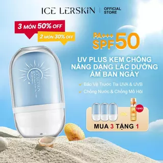 Kem Chống Nắng Màu ICE LERSKIN SPF50+ PA++++ Chống Nước Chống Mồ Hôi Dưỡng Sáng Da / Dùng Cho Mặt - Toàn Thân