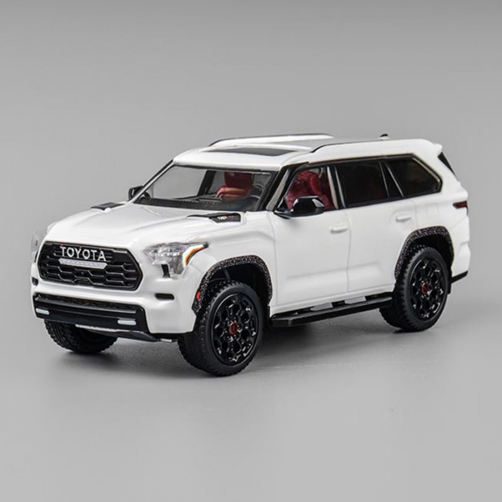CM Model CM64-Sequoia-01 1 / 64 Toyota Sequoia Ngọc Trai Trắng Diecast Quy Mô Xe Ô Tô