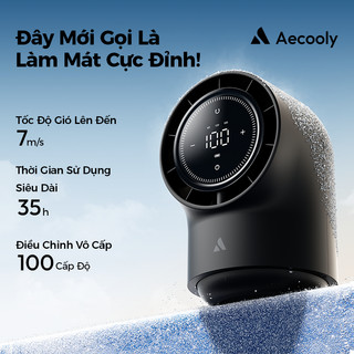  Aecooly Chic 01 Quạt Bàn Tốc Độ Cao Quạt Di Động Trẻ Em USB Cầm Tay Quạt Làm Mát Nhỏ 
