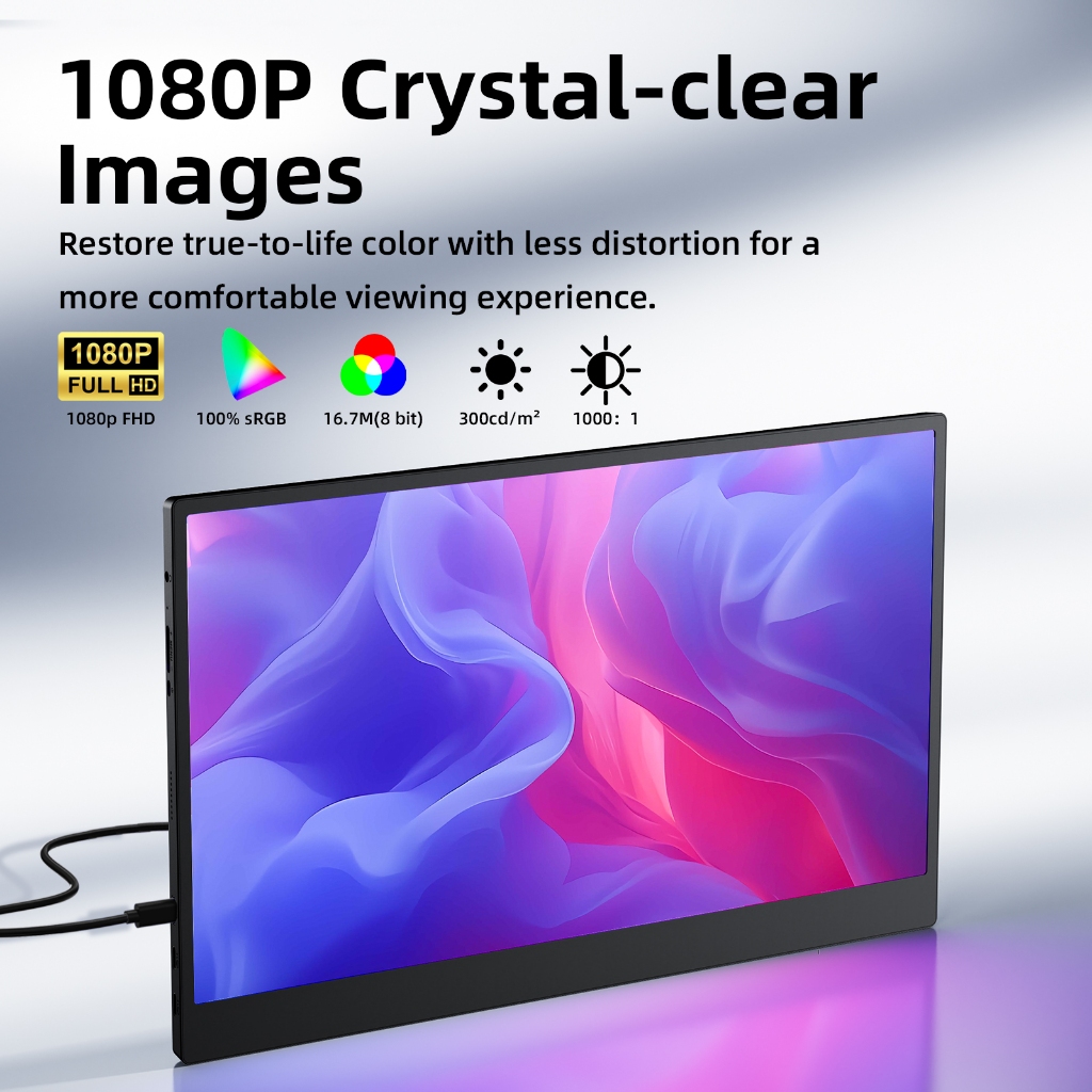 【bảo hành một năm】GOOJODOQ Màn Hình Máy Tính Giá đỡ màn hình mở rộng  cho PC Android Switch Macbook HDMI PS4 điện thoại laptop | BigBuy360 - bigbuy360.vn