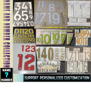 Bộ sưu tập tên và số chất lượng cao, kết hợp phong cách cũ và mới