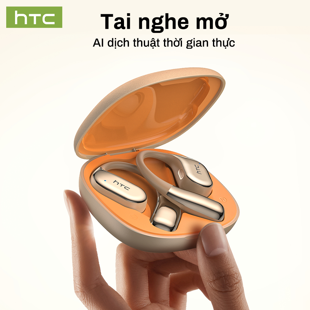 HTC NE39 AI Dịch thuật Tai nghe Bluetooth đa ngôn ngữ OWS Dịch thuật Tai nghe Bluetooth không dây Pin dung lượng cao 6.0 Chống nước cấp IPX5 Chất lượng âm thanh Hi-Fi Giảm tiếng ồn Cuộc gọi rõ ràng | BigBuy360 - bigbuy360.vn