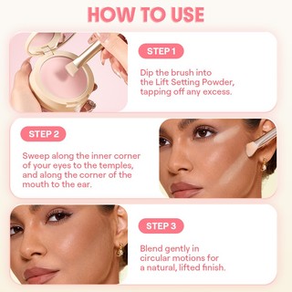 SHEGLAM Sharp Moves Triangle Makeup Brush Soft Face Setting Powder Loose Powder Concealer Tool Brush