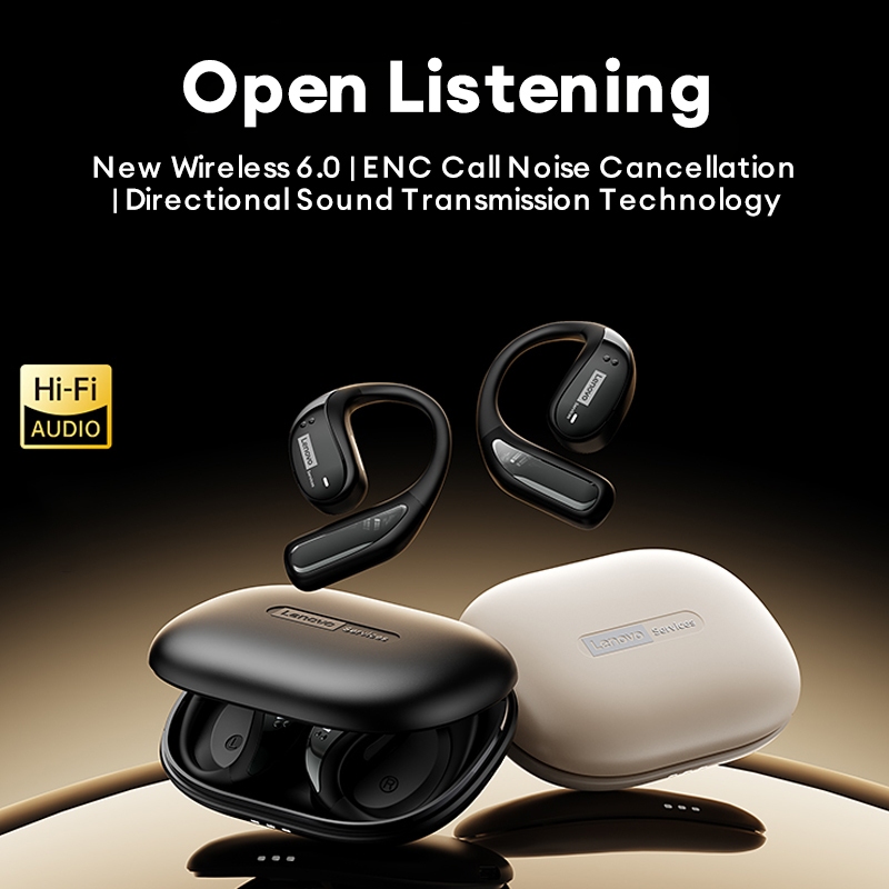 (Giao hàng tại địa phương) Tai nghe chống nước Bluetooth 6.0 không dây Lenovo LE505 Pin dài dành cho doanh nghiệp có Mic Tai cắm | BigBuy360 - bigbuy360.vn