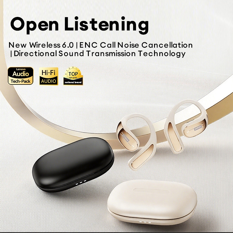 (Giao hàng tại địa phương) Tai nghe chống nước Bluetooth 6.0 không dây Lenovo LE505 Pin dài dành cho doanh nghiệp có Mic Tai cắm | BigBuy360 - bigbuy360.vn