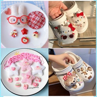  Sticker Charm  Quyến Rũ Hoạt Hình Dễ Thương Sang Trọng Hoạt Hình Lỗ Giày Phụ Kiện Dép Giày Khóa Lỗ Giày Trang Trí Giày Gỗ Phụ Kiện 