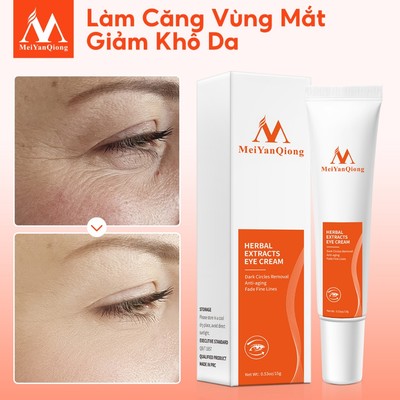 MeiYanQiong Kem dưỡng mắt chống nhăn làm sáng quầng thâm làm dịu nếp nhăn vùng mắt dưỡng ẩm làm trắng và sáng tông màu da 15g