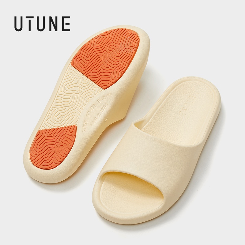 UTUNE Phòng Tắm Dép Chống Trơn Trượt Cho Phụ Nữ Mang Thai Chống Rơi Dép Người Cao Tuổi Dép Đi Trong 