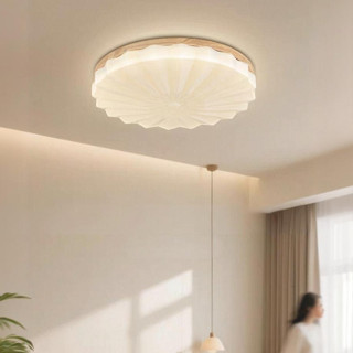  Phong cách Nhật Bản Gỗ nguyên khối đèn ốp trần Phòng ngủ Phòng khách Tinh tế đèn chiếu trần nhà Trang trí nhà cửa 