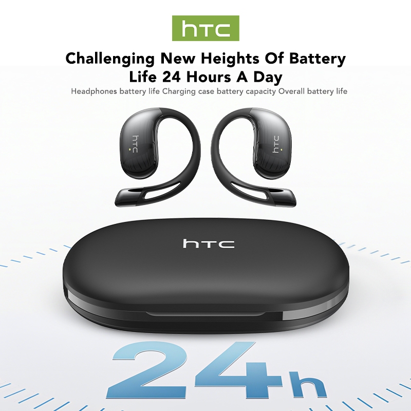 HTC NE57 Tai Nghe Phiên Dịch AI Phiên dịch đồng thời hai chiều Dịch thuật AI Bluetooth 6.0 Hỗ trợ 134 ngôn ngữ Tai nghe không dây Tai nghe móc tai không dây Âm thanh chất lượng cao Thiết kế thời trang Pin 200mAh | BigBuy360 - bigbuy360.vn