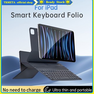 Ốp Bàn Phím Từ Tính Không Dây Cho iPad 10th 11th A16 Air 11 13 M3 2025 Air 4 5 6 M2 Pro 11 12.9 2018-2022 Pro 11 13 M4 2024 Máy Tính Bảng Siêu Mỏng Laptop Bàn Phím Thông Minh