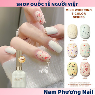  Sơn gel sơn ngũ cốc tone Hàn XEIJIAYI 6 màu lọ 15ml dùng đèn UV 🌸 Nam Phương Nail 🌸 