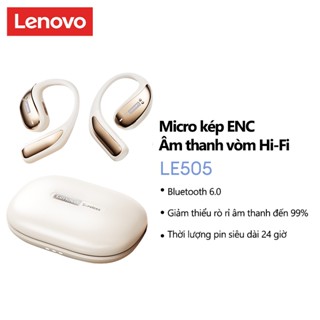   Giao hàng tại địa phương  Tai nghe chống nước Bluetooth 6.0 không dây Lenovo LE505 Pin dài dành cho doanh nghiệp có Mic Tai cắm 