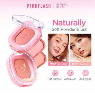  Phấn má hồng PinkFlash trang điểm tự nhiên có 9 màu 