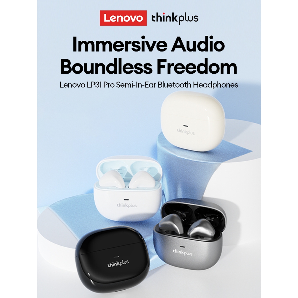 Lenovo Lp31 pro ANCTWS Tai nghe không dây Bluetooth Active Khử tiếng ồn Hi-Res LDAC Bluetooth 6.0 Tai nghe cho 17 16 pro max | BigBuy360 - bigbuy360.vn